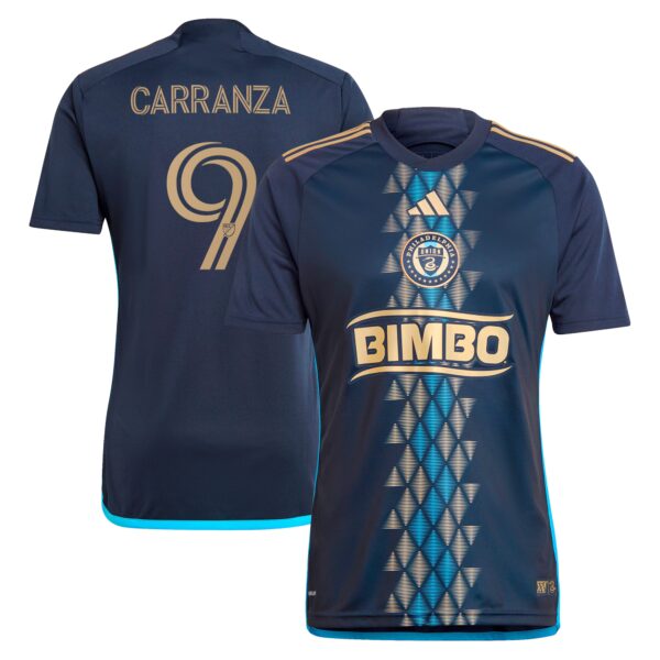 Julian Carranza Philadelphia Union 2024 The XV Kit Fan Version Player Jersey - Navy