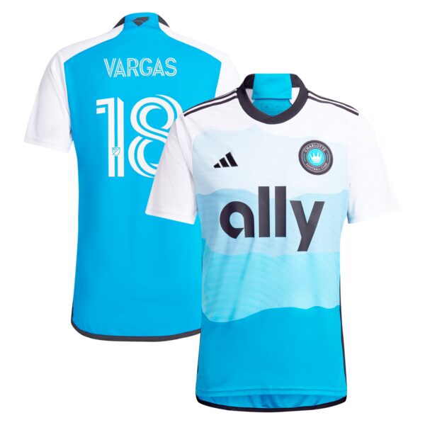 Kerwin Vargas Charlotte FC 2024 The Carolina Kit: Explore Fan Version Player Jersey - Blue