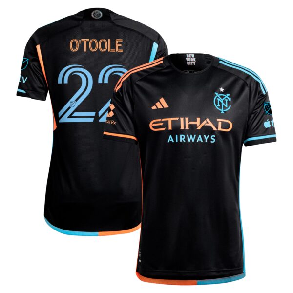 Kevin O'Toole New York City FC 2024 24/7 Kit Authentic Player Jersey - Black