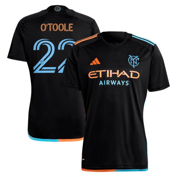 Kevin O'Toole New York City FC 2024 24/7 Kit Fan Version Player Jersey - Black