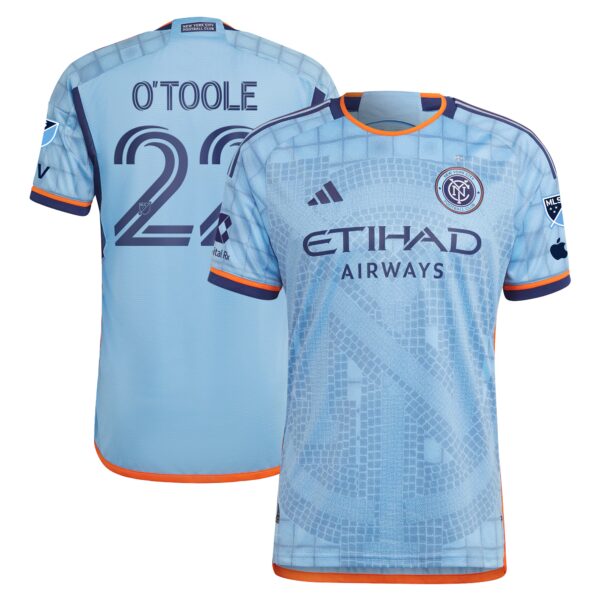 Kevin O'Toole New York City FC 2024 The Interboro Kit Authentic Player Jersey - Sky Blue