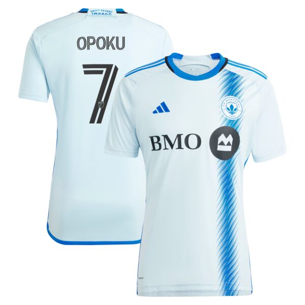 Kwadwo Opoku CF Montreal 2024 La Main Fan Version Player Jersey - Light Blue