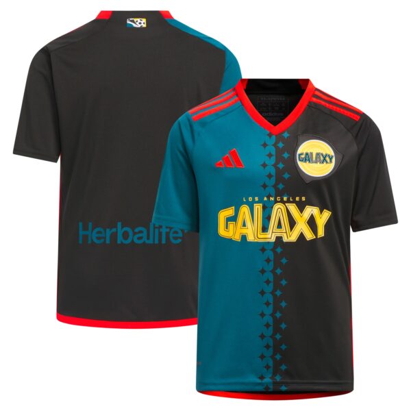 LA Galaxy Youth 2024 Archive Fan Version Jersey - Black