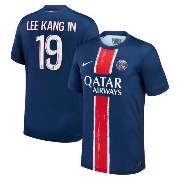 Lee Kang In Paris Saint-Germain 2024/25 Fan Version Player Jersey - Navy