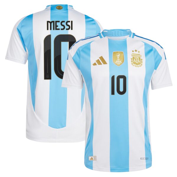 Lionel Messi Argentina National Team 2024 Home Authentic Player Jersey - White