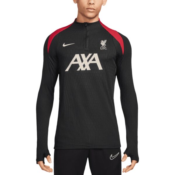 Liverpool 2024/25 Advance Strike Drill Performance Quarter-Zip Top - Black