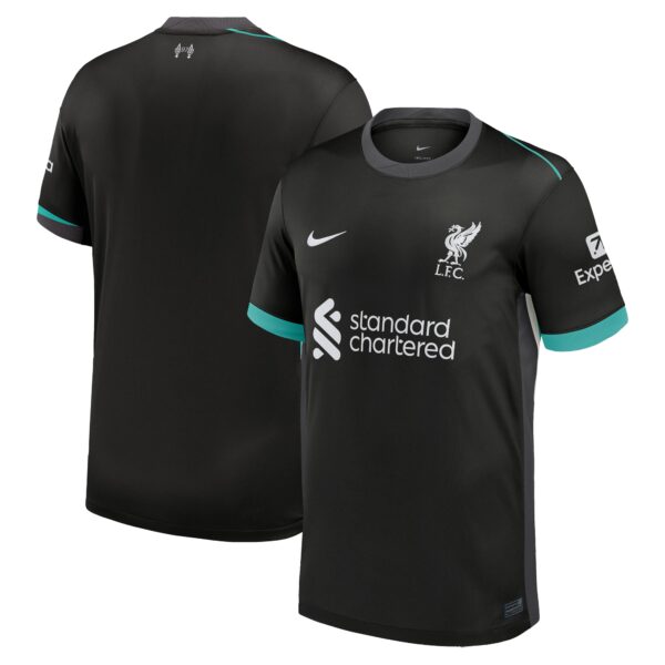 Liverpool 2024/25 Away Fan Version Blank Jersey - Forest Green