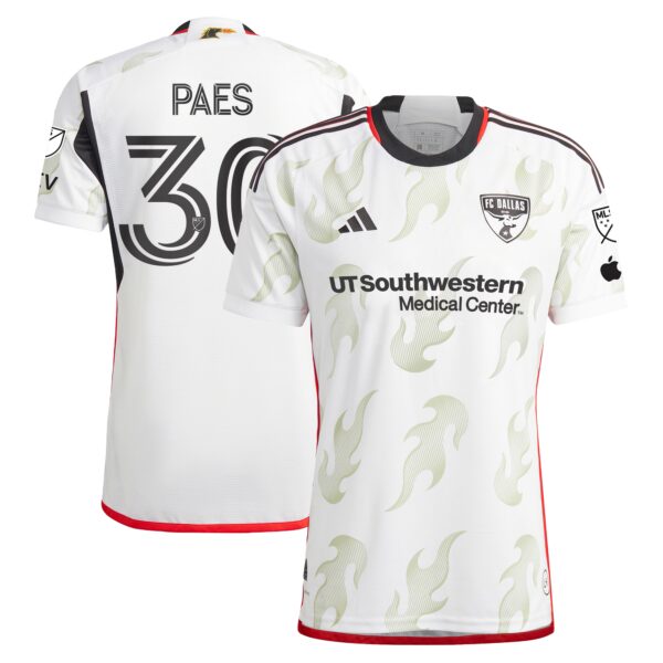 Maarten Paes FC Dallas 2024 Burn Baby Burn Authentic Player Jersey - White