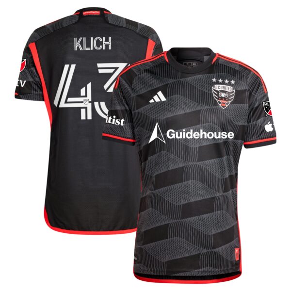 Mateusz Klich D.C. United 2024 The Icon Kit Authentic Player Jersey - Black