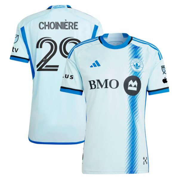 Mathieu Choinière CF Montreal 2024 La Main Authentic Player Jersey - Light Blue