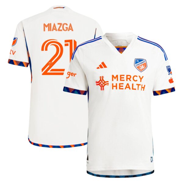 Matt Miazga FC Cincinnati 2024 The Canvas Kit Authentic Player Jersey - White