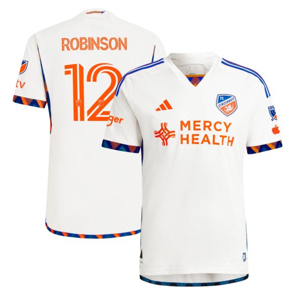 Miles Robinson FC Cincinnati 2024 The Canvas Kit Authentic Player Jersey - White