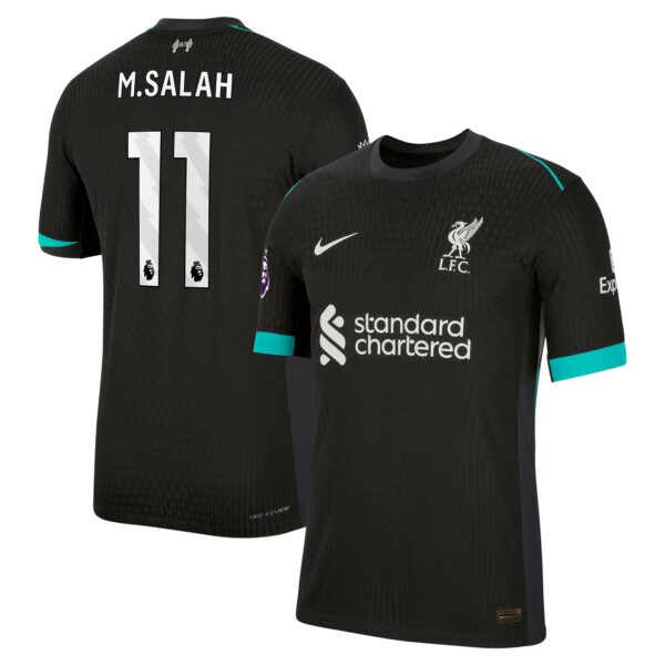 Mohamed Salah Liverpool 2024/25 Away Authentic Jersey - Forest Green