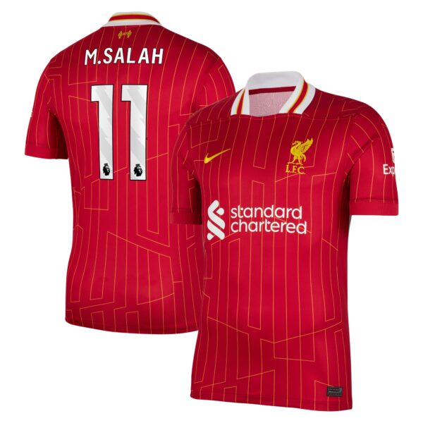 Mohamed Salah Liverpool 2024/25 Home Fan Version Player Jersey - Red