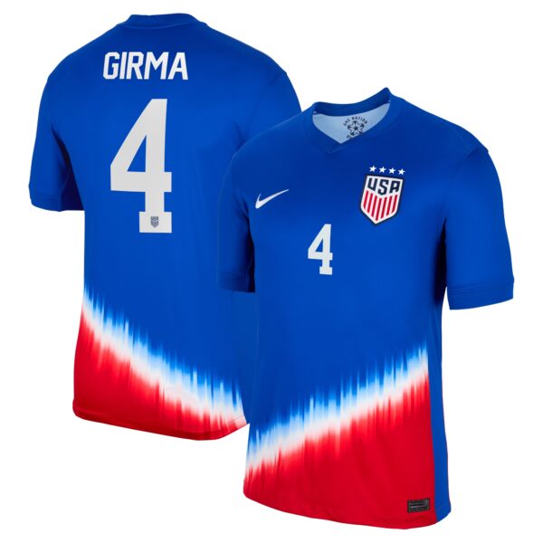 Naomi Girma USWNT 2024 Away Fan Version Jersey - Royal