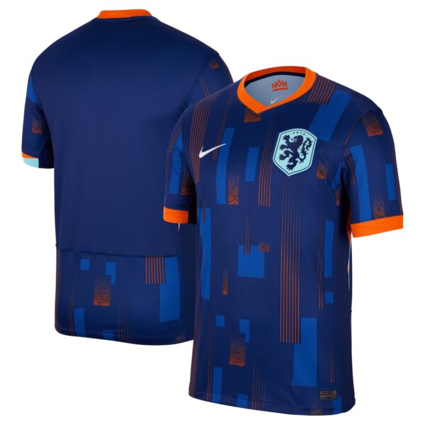 Netherlands National Team 2024 Away Fan Version Blank Jersey - Blue