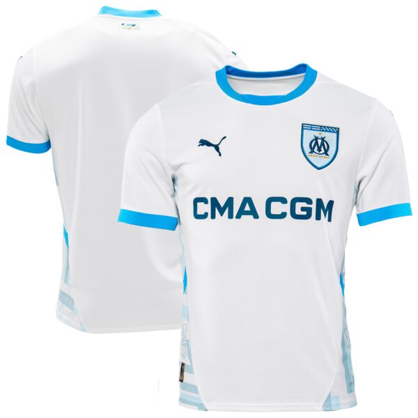 Olympique Marseille 2024/25 Home Fan Version Jersey - White