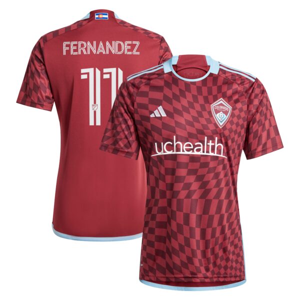 Omir Fernandez Colorado Rapids 2024 One Flag Kit Fan Version Player Jersey - Burgundy