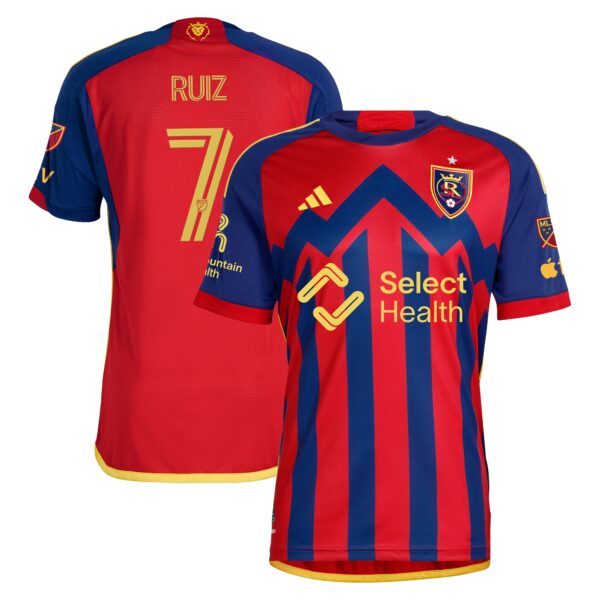 Pablo Ruiz Real Salt Lake 2024 Peak Utah Authentic Player Jersey - Red