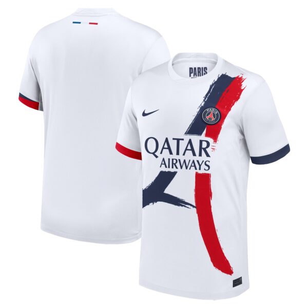 Paris Saint-Germain 2024/25 Away Fan Version Jersey - White