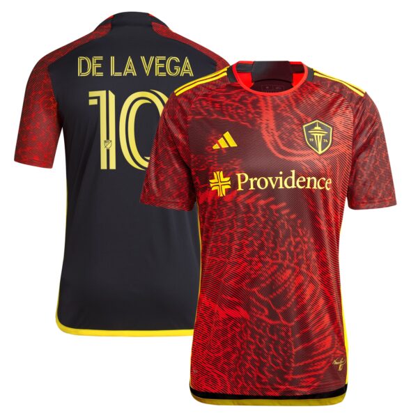 Pedro de la Vega Seattle Sounders FC 2024 The Bruce Lee Kit Fan Version Player Jersey - Red