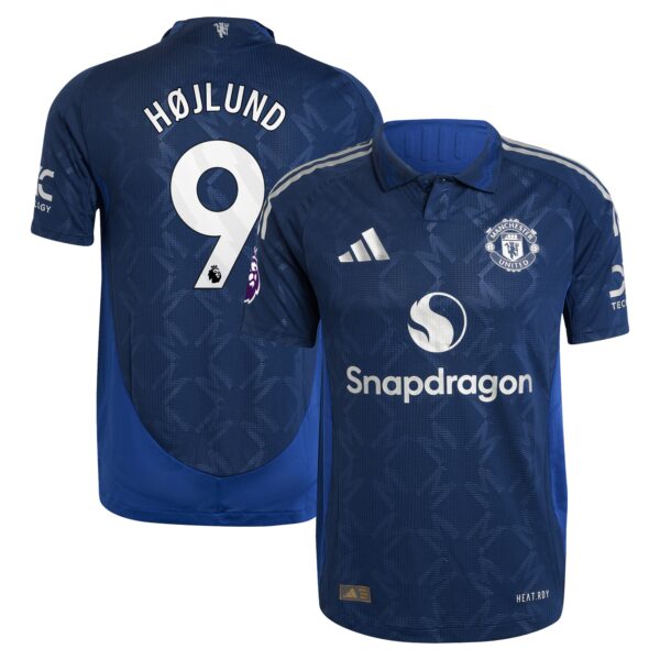 Rasmus Højlund Manchester United 2024/25 Away Authentic Player Jersey - Navy