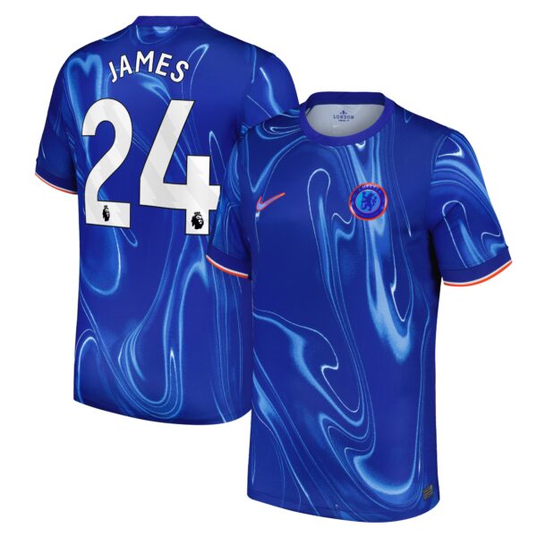 Reece James Chelsea 2024/25 Home Fan Version Player Jersey - Blue