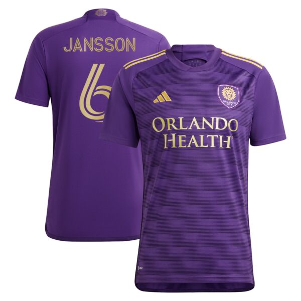 Robin Jansson Orlando City SC 2024 The Wall Kit Fan Version Player Jersey - Purple