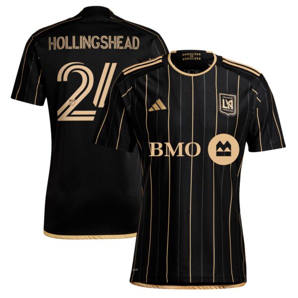 Ryan Hollingshead LAFC 2024 Primary Fan Version Player Jersey - Black