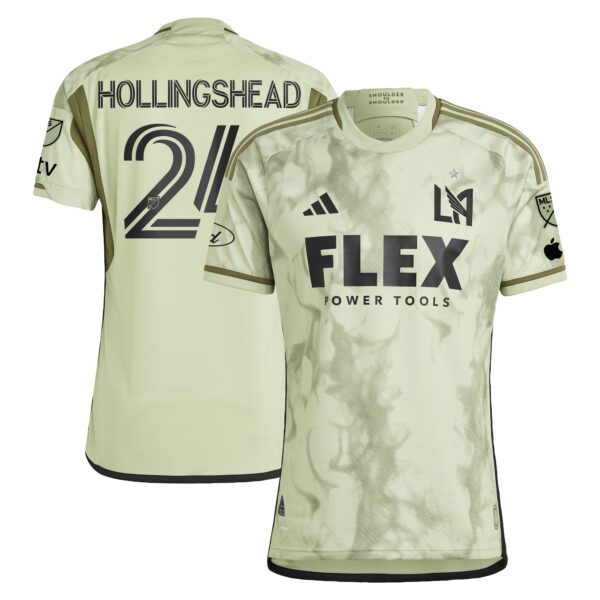 Ryan Hollingshead LAFC 2024 Smokescreen Authentic Player Jersey - Green