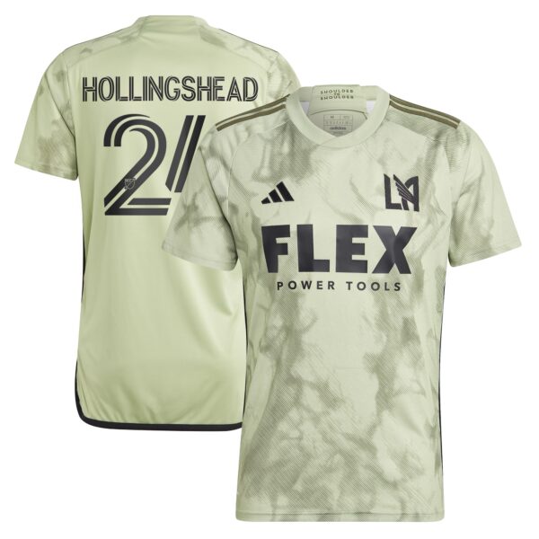 Ryan Hollingshead LAFC 2024 Smokescreen Fan Version Player Jersey - Green