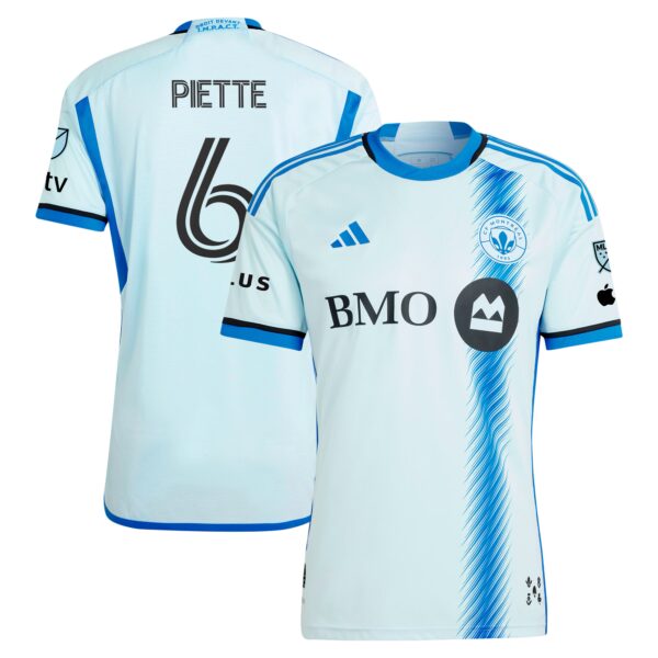 Samuel Piette CF Montreal 2024 La Main Authentic Player Jersey - Light Blue