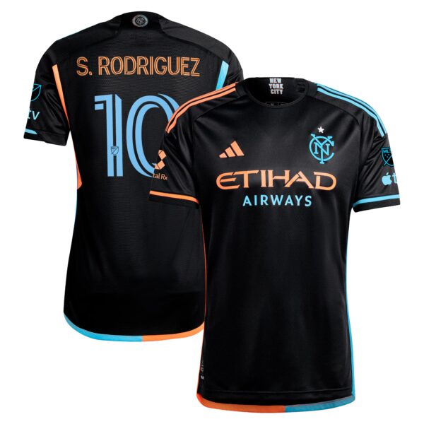 Santiago Rodríguez New York City FC 2024 24/7 Kit Authentic Player Jersey - Black