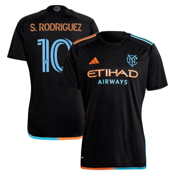 Santiago Rodríguez New York City FC 2024 24/7 Kit Fan Version Player Jersey - Black