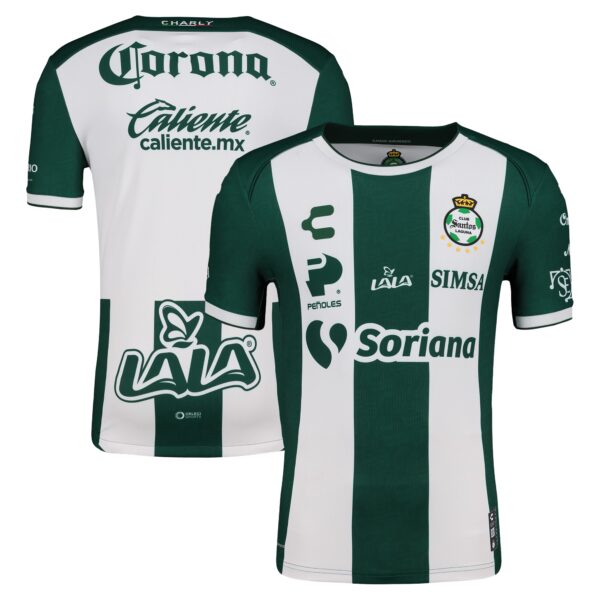 Santos Laguna 2024/25 Home Authentic Jersey - Green/White