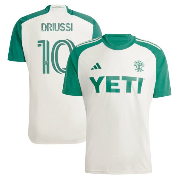 Sebastián Driussi Austin FC 2024 The Armadillo Kit Fan Version Player Jersey - Tan