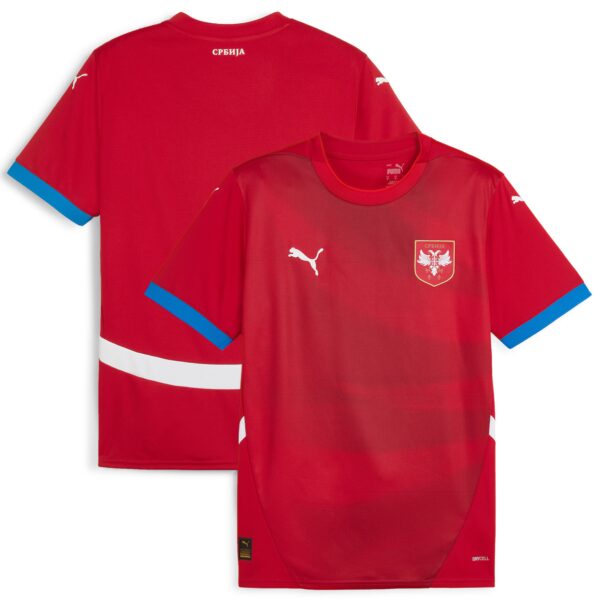 Serbia National Team 2024 Home Fan Version Jersey - Red