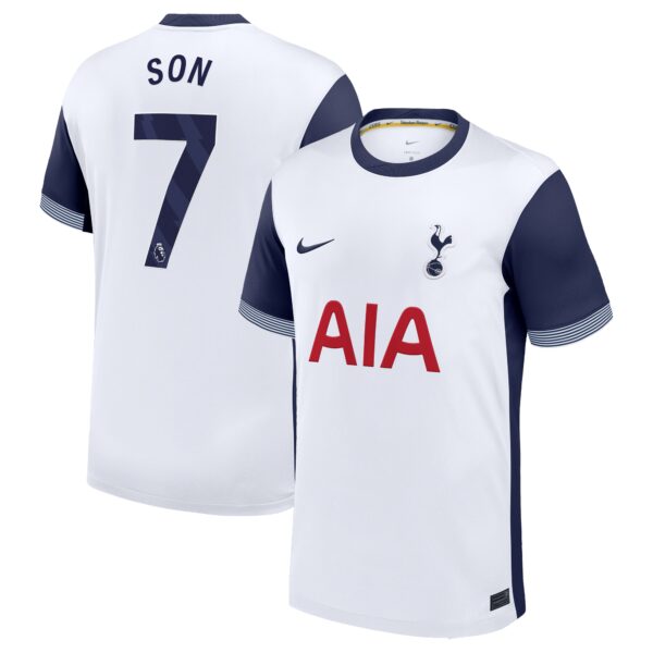 Son Heung-Min Tottenham Hotspur 2024/25 Home Fan Version Player Jersey - White