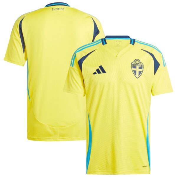 Sweden National Team 2024 Home Fan Version Jersey - Yellow