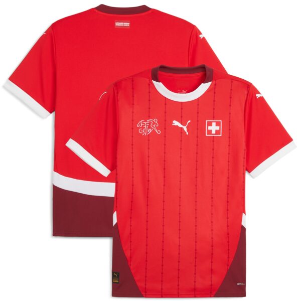 Switzerland National Team 2024 Home Fan Version Jersey - Red