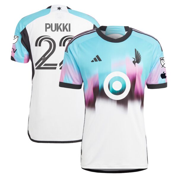 Teemu Pukki Minnesota United FC 2024 The Northern Lights Kit Authentic Player Jersey - White