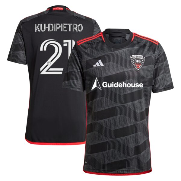 Theodore Ku-Dipietro D.C. United 2024 The Icon Kit Fan Version Player Jersey - Black