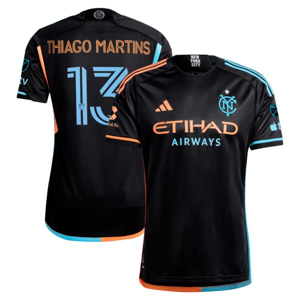 Thiago Martins New York City FC 2024 24/7 Kit Authentic Player Jersey - Black