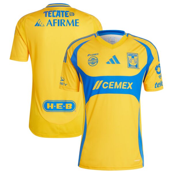 Tigres UANL 2024/25 Home Fan Version Jersey - Gold