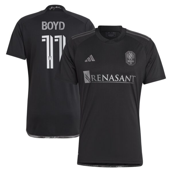 Tyler Boyd Nashville SC 2024 Man In Black Kit Fan Version Player Jersey - Black