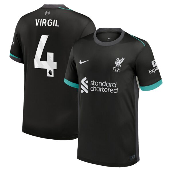 Virgil van Dijk Liverpool 2024/25 Away Fan Version Jersey - Forest Green