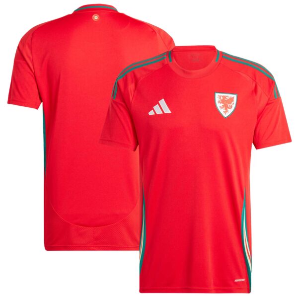 Wales National Team 2024 Home Fan Version Jersey - Scarlet