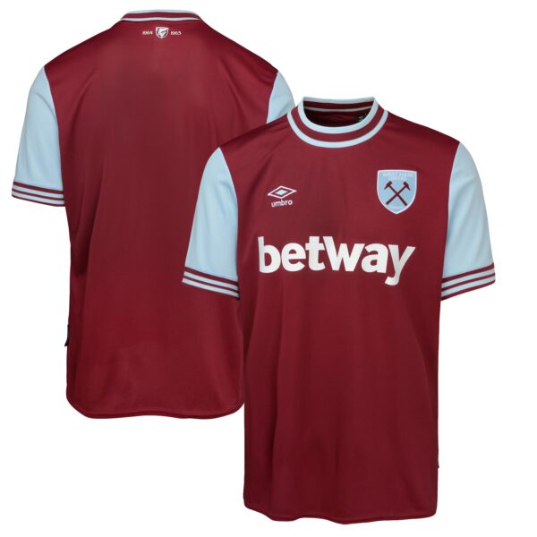 West Ham United 2024/25 Home Fan Version Jersey - Claret